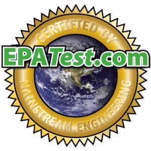 mainstream engineering epa test results.
